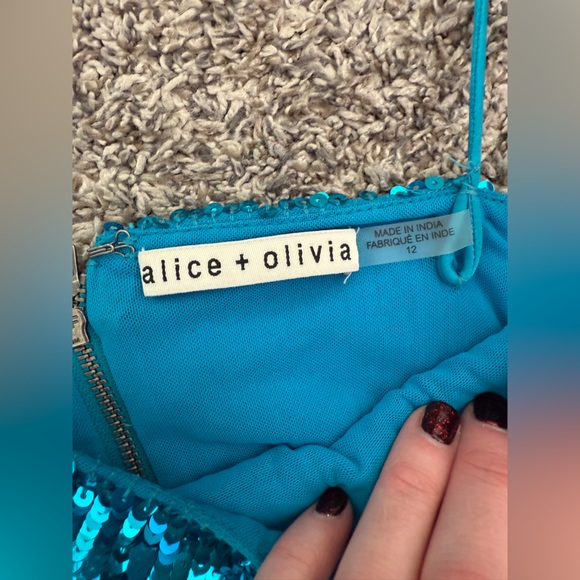 Alice + Olivia Sparkling Mini Dress - Picture 5 of 6